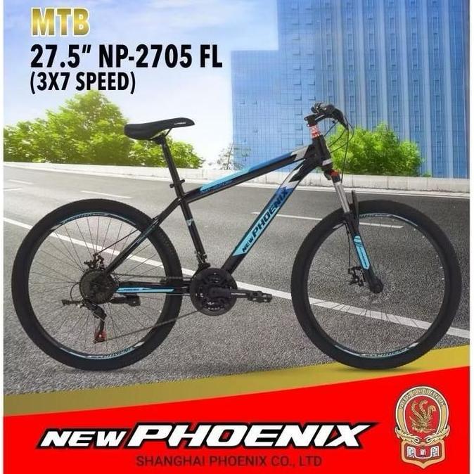 Terlaris Sepeda Mtb 27,5 Phoenix Star 21 Speed Cakram Murah