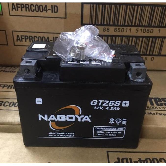 Promo Aki / accu KERING motor NAGOYA GTZ5S - VIXION BEAT SCOOPY VARIO Diskon
