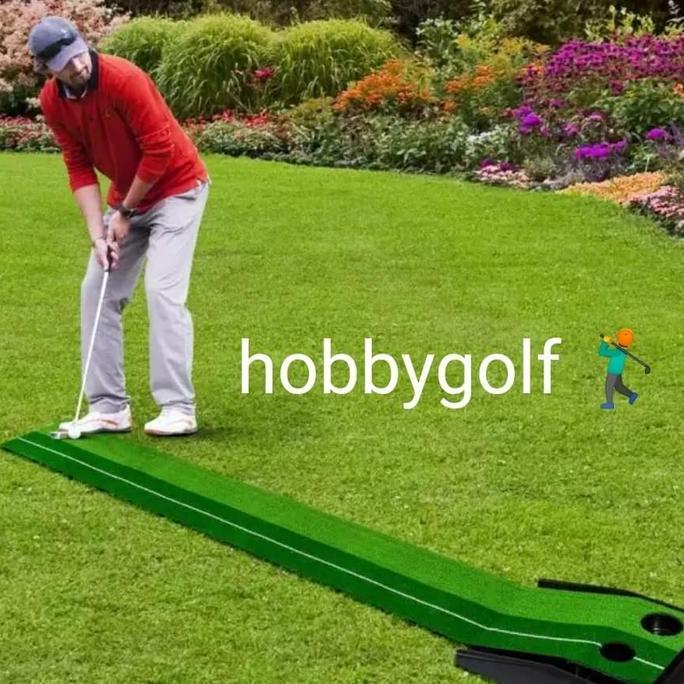GOLF Putting Mat Indoor Karpet Green Latihan Putting
