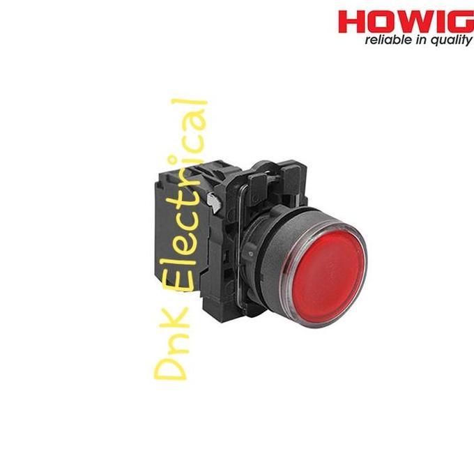 DV57 >> Modular Illuminate Push Button/Push button Lampu 22m Merk HOWIG HIPB