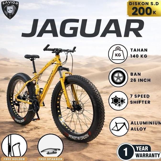 Terlaris Sepeda Gunung 26 Inch Mtb Xavior Jaguar 21 Speed