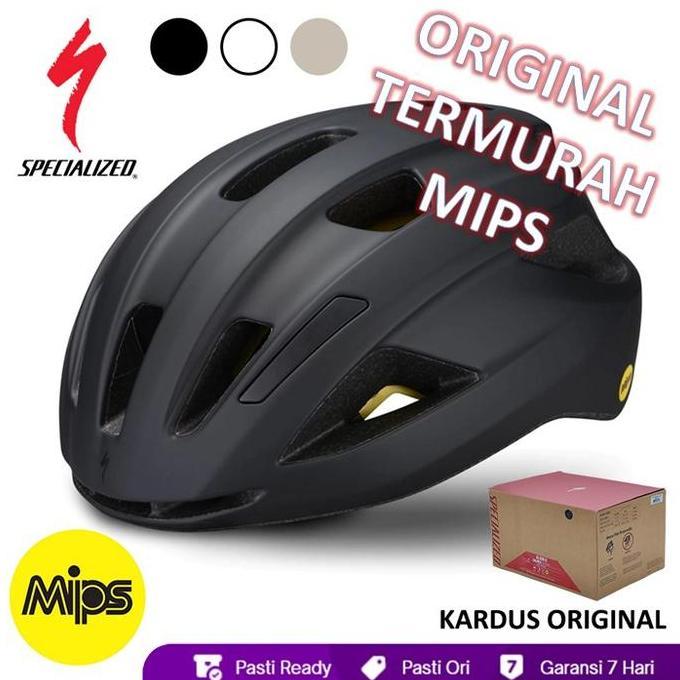 Terlaris Specialized Align Ii Mips Road Helmet Asian Fit Round Shape Unisex Original Helm Roadbike O