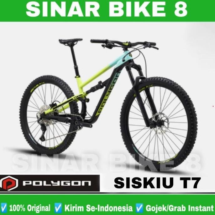 Terlaris Sepeda Gunung Ukuran 27,5 Dan 29 Inch Mtb Polygon Siskiu T7 Dual Suspension