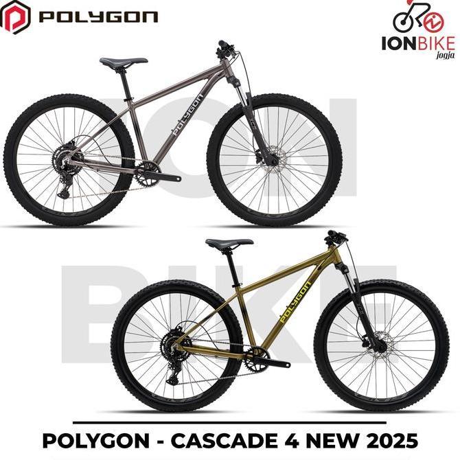 Terlaris Sepeda Mtb 27.5 Inch Polygon Cascade 4 Terbaru Frame Alloy Black 4.0 New Edition Gunung Mur