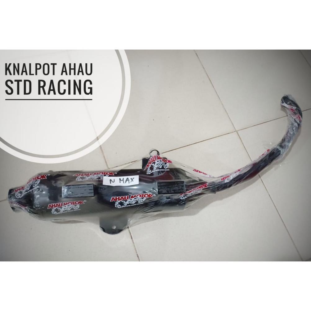HOT PRODUCT Knalpot AHAU standard racing Aerox/Beat/Geniobeat 2023/MioM3/NMAX/Nmax2020/MIO/MIO J