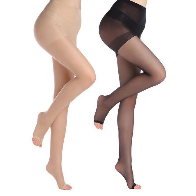 AKARAY Stocking Tipis Stocking Open Toe Stocking Transparan Stoking Anti Slip Stocking Stocking Jari