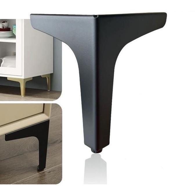 COLOWY 4pcs/set Kaki Sofa / Sofa Leg Model Pesawat / Kaki Besi/Kaki Sofa Segitiga/Sofa Leg Besi Mode