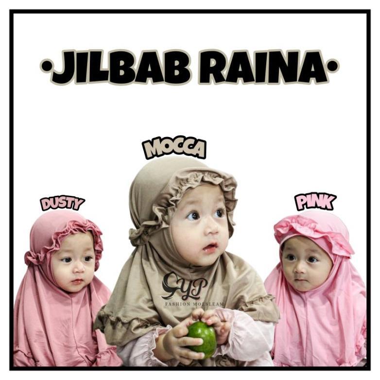 Gratis Ongkir Desmonda Jilbab Anak Bayi  Raina Kriwil 0-3 Th/Hijab Baby Jilbab Anak Hijab Bayi Kerud