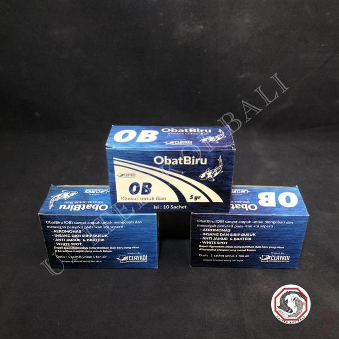 OBAT KARANTINA IKAN KOI - OBAT BIRU - 1 BOX