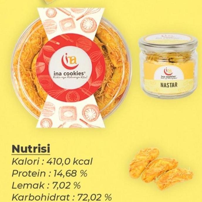 Kue Kering Ina Cookies Reguler NASTAR KEJU