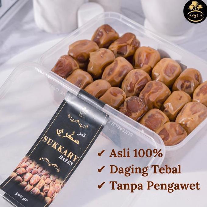 KURMA SUKARI ASLI SAUDI / KURMA LEMBUT / KURMA BASAH/ KURMA MADU 500GR