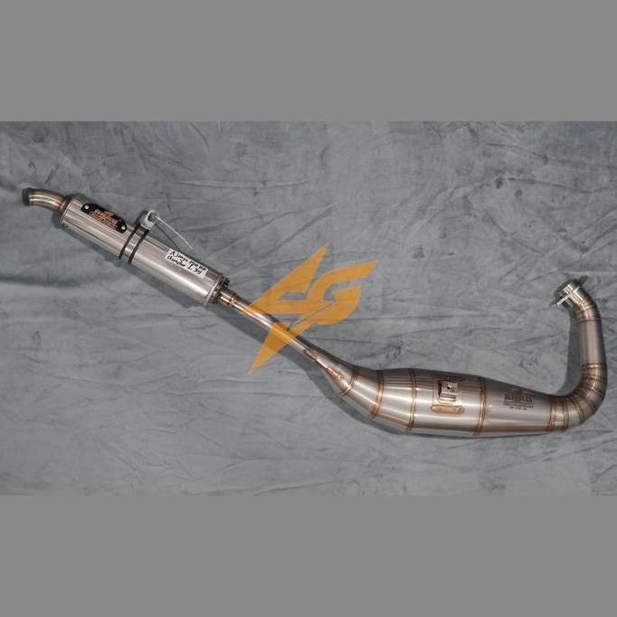 Knalpot AHAU Ninja RR standar L 39 stainless