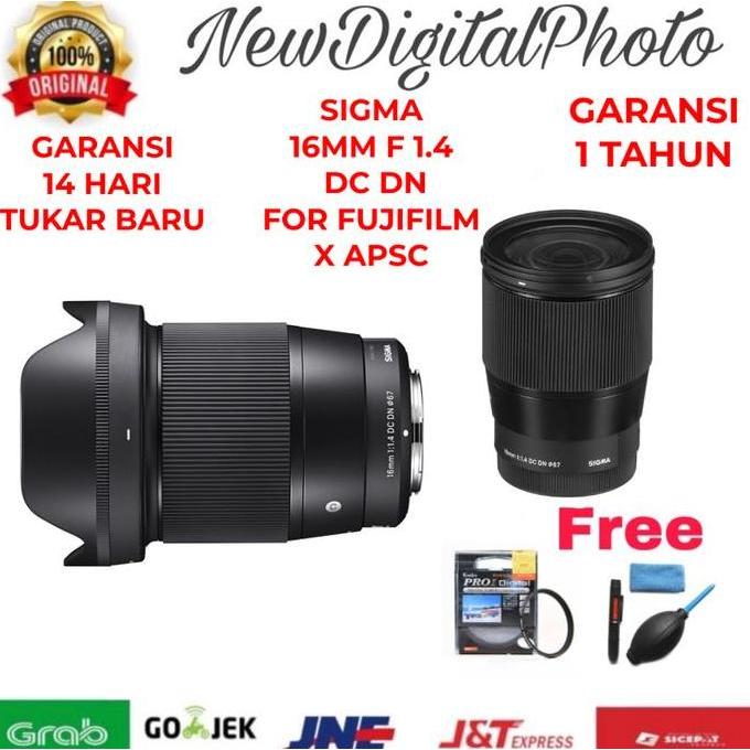SMA 16MM F1.4 FUJIFILM X APSC DC DN CONTEMPORARY FUJI 16 F/1.4