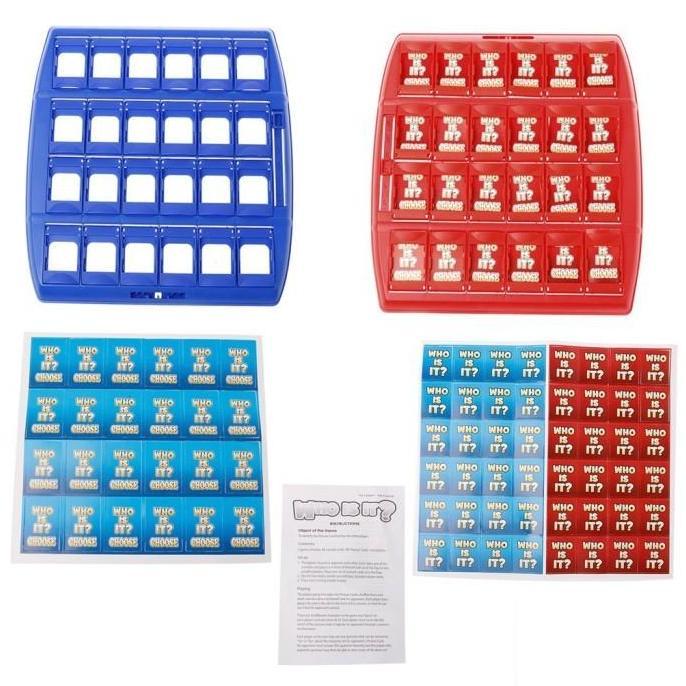 (Allthebest) Mainan Viral Tebak Tebakan Orang Guess Who Is It Kartu Board Game Lucu