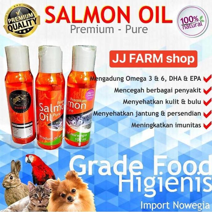 Pastisehat- Minyak Ikan Salmon Murni Minyak Salmon Oil Minyak Ikan Asli 100%