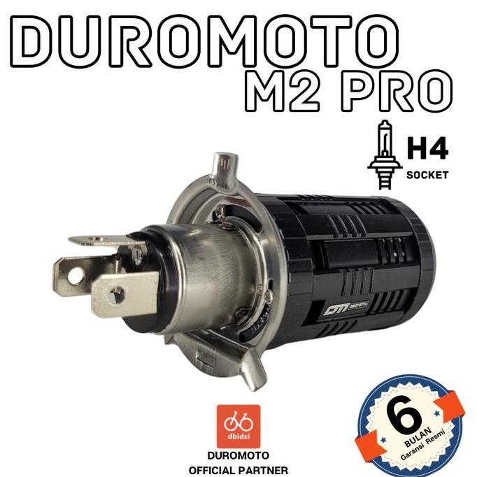 Duromoto M2 Pro M2Pro Lampu Led Bifocal Lens Headlamp Motor H4