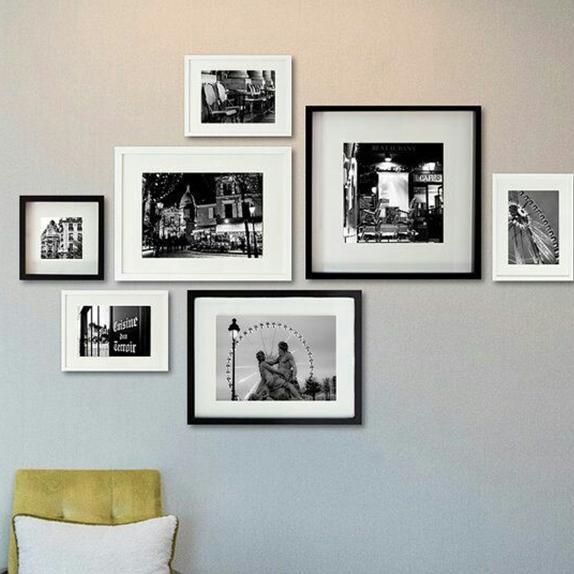 TERBARU 2026 Bingkai Foto 6R 8R A4 10R 11R 12R | Frame Foto Fiber Premium Hitam Putih  | Dekorasi Di