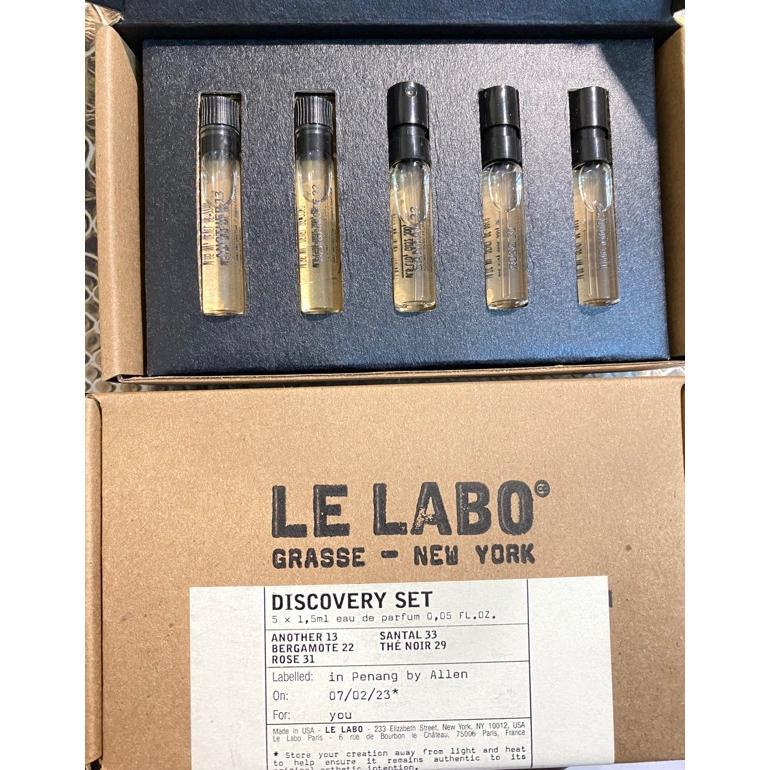 SPECIAL SET 1.5ml LE LABO Discovery Set mini vial