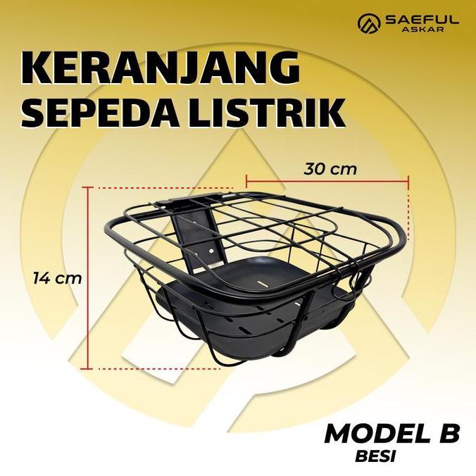 Promo Keranjang Depan Sepeda Listrik Diskon