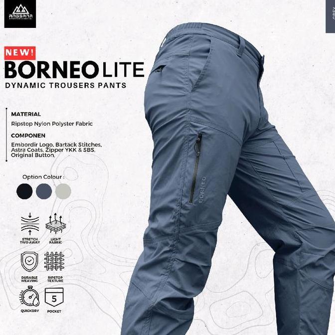Celana Panjang Angsana Outdoor Original Borneo Extreme Basic