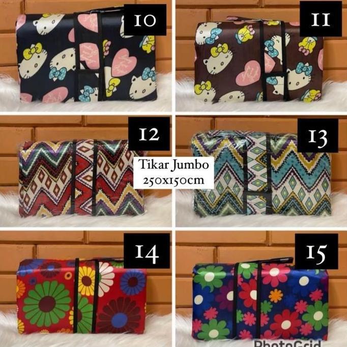 Tikar lipat Microsatin/ Tikar jumbo/ tikar plastik/ waterproof