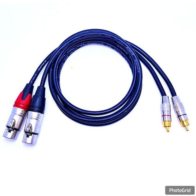 Promo kabel mixer audio CANON TO RCA CANARE cewek Female Accessories Speaker Diskon