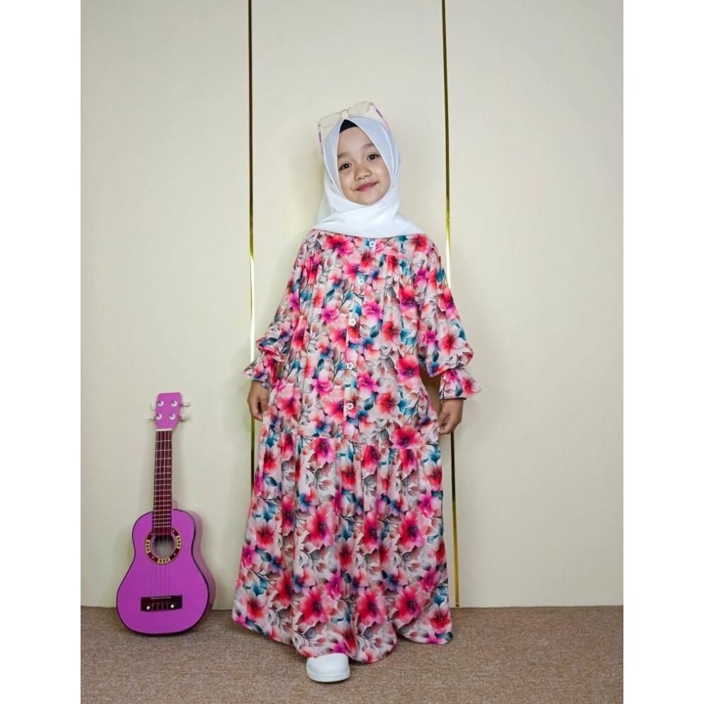 Grosir Gamis Innara Anak Usia 1-10 Tahun Gamis Terbaru Anak Gamis Lebaran 2026 Gamis Rayon Anak Gami
