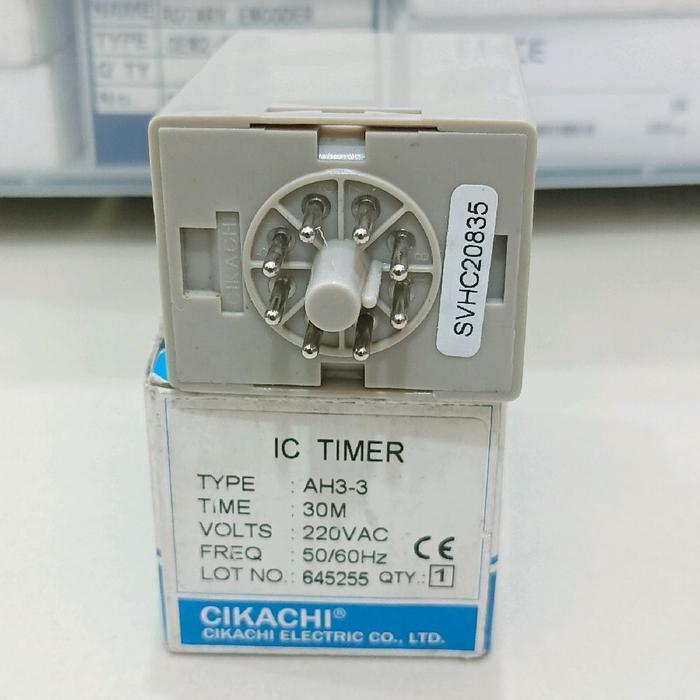 Timer Cikaachi Ah3-3 0-30 Minutes 220V Ac New Stok