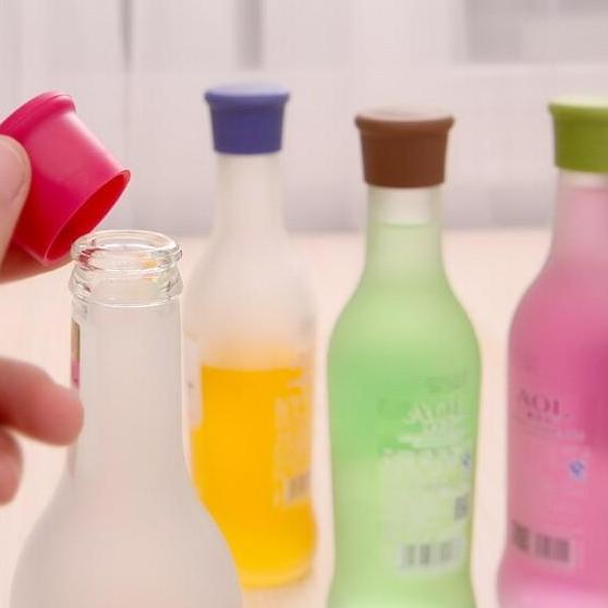 Tutupan Silikon Botol Kaca Tutup Silicone Wine Kecap Saus Cup Sealer