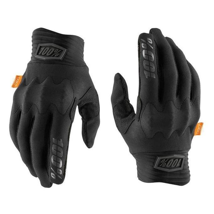 Glove 100% Cognito Black Charcoal / Gloves 100% ORIGINAL