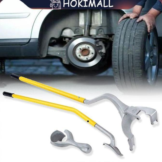 RUMBLY Alat Bukaan Ban Mobil Manual Demounting Tools Alat Bukaan Ban Truk/Bus