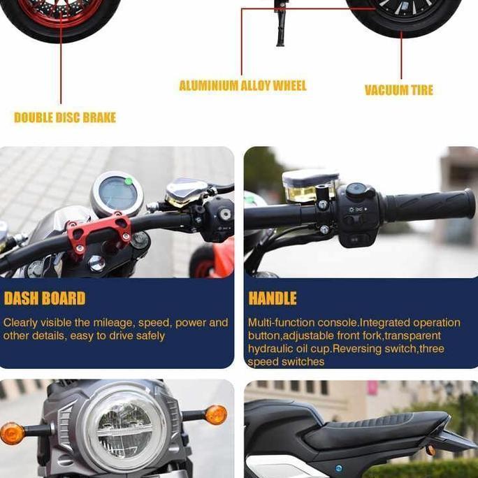 Sepeda Motor Elektrik Listrik Electric Modern Motorcycle