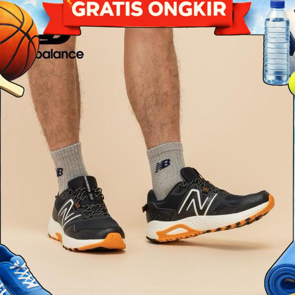 Sepatu Trail Running New Balance 410 V8 Black Orange Mt410Co8 Original 100%