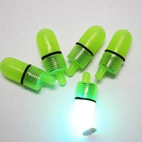 Lampu LED Pancing Sensor 10PCS Pendeteksi Strike dan Penanda Lokasi Kail Pelampung Malam Hari Otomat