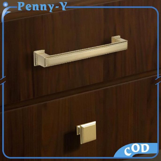 IMAGIN Handle Pintu Lemari Gold Tarikan Lemari Dapur Minimalis Gagang Pintu Lemari Handle Laci Gold