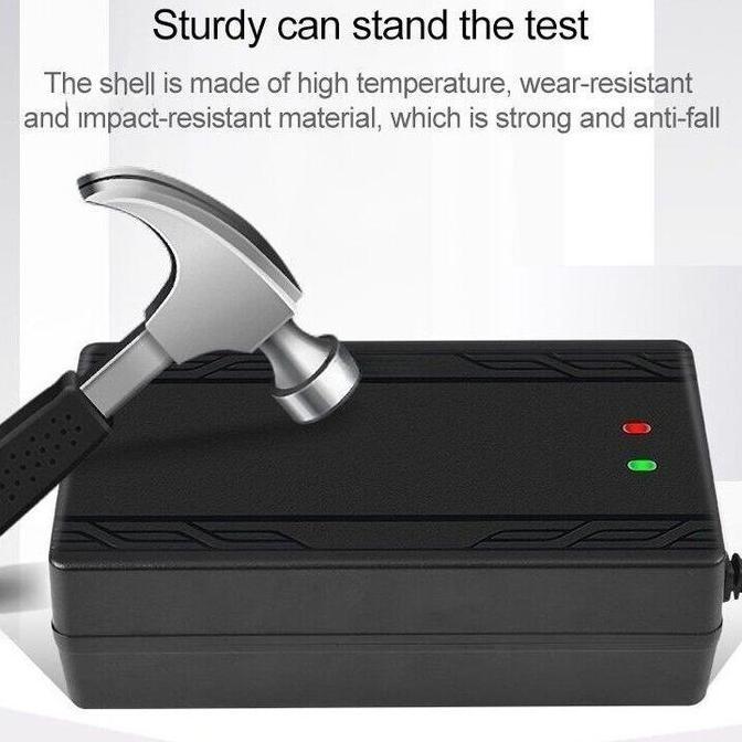 OCARA Charger Aki Universal 48V 20AH 12AH Untuk Sepeda Listrik Motor Listrik Dan Skuter Termasuk Mer