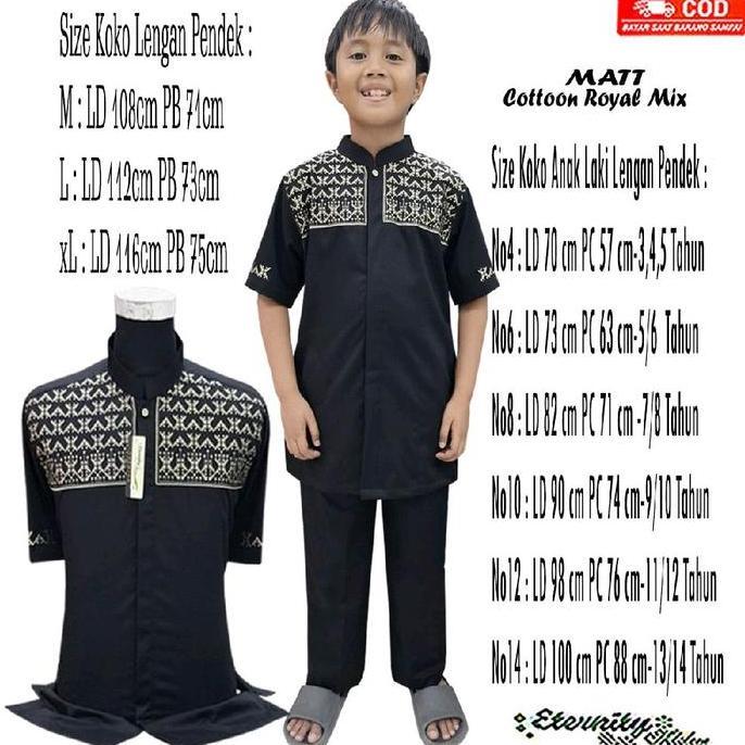 Baju Koko Premium Dewasa Eternity Muslim