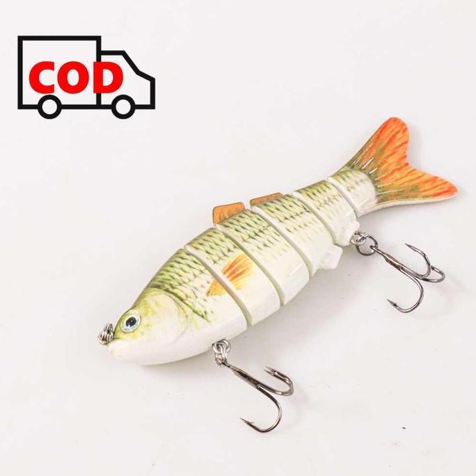 Umpan Pancing 2 Kail Bentuk Mirip Ikan Hidup Bisa Bergerak Nyata Dalam Air Cepat Dapat Pemangsa | Al