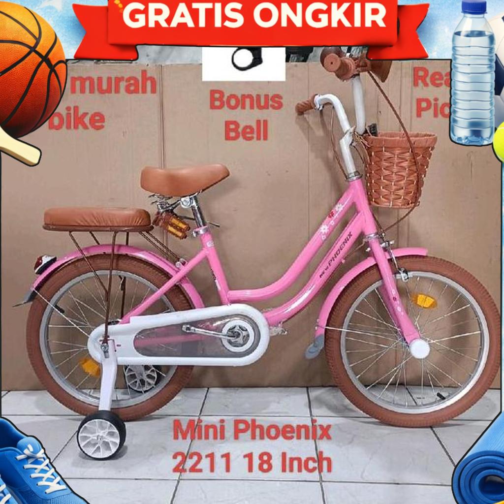 Sepeda Anak Mini Phoenix 2211 18 Inch Sepeda Anak Perempuan Mini 18 Inch Phoenix