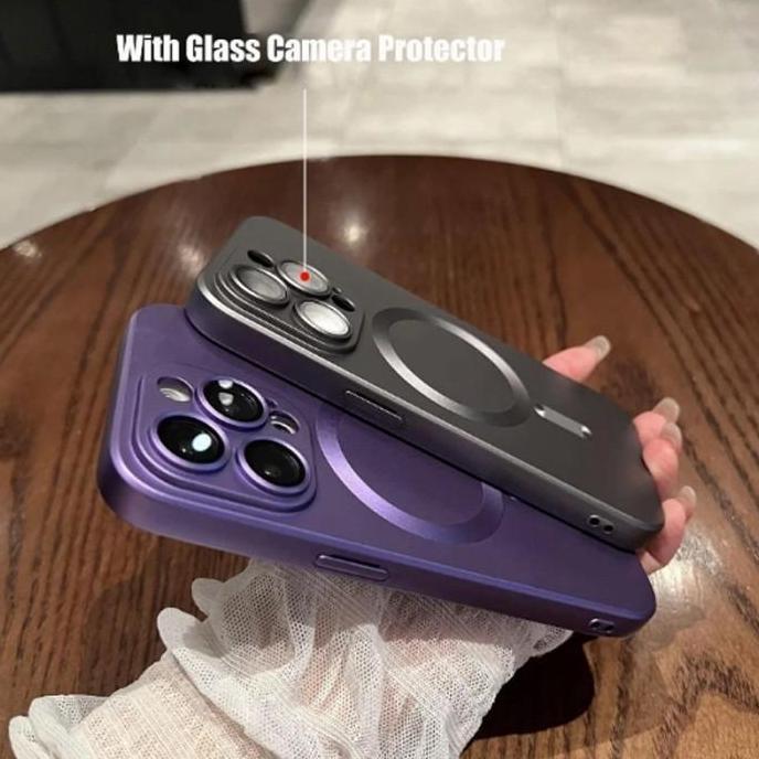 Soft Case Magnetik Magsafe Matte Iphone 11 X XR 7 8 SE Plus Pro Max