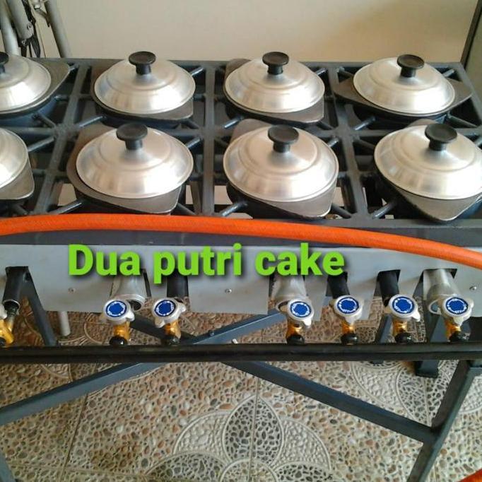 Cetakan martabak mini/unyil 13cm + tutup & kape stainless LN