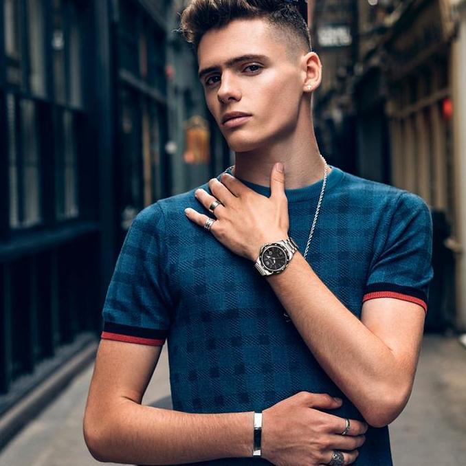 Sedia Biden Jam Tangan Pria Biden Fashion Pria Analog Pita Jala Bisnis Anti Air Jam Tangan Cowok | O