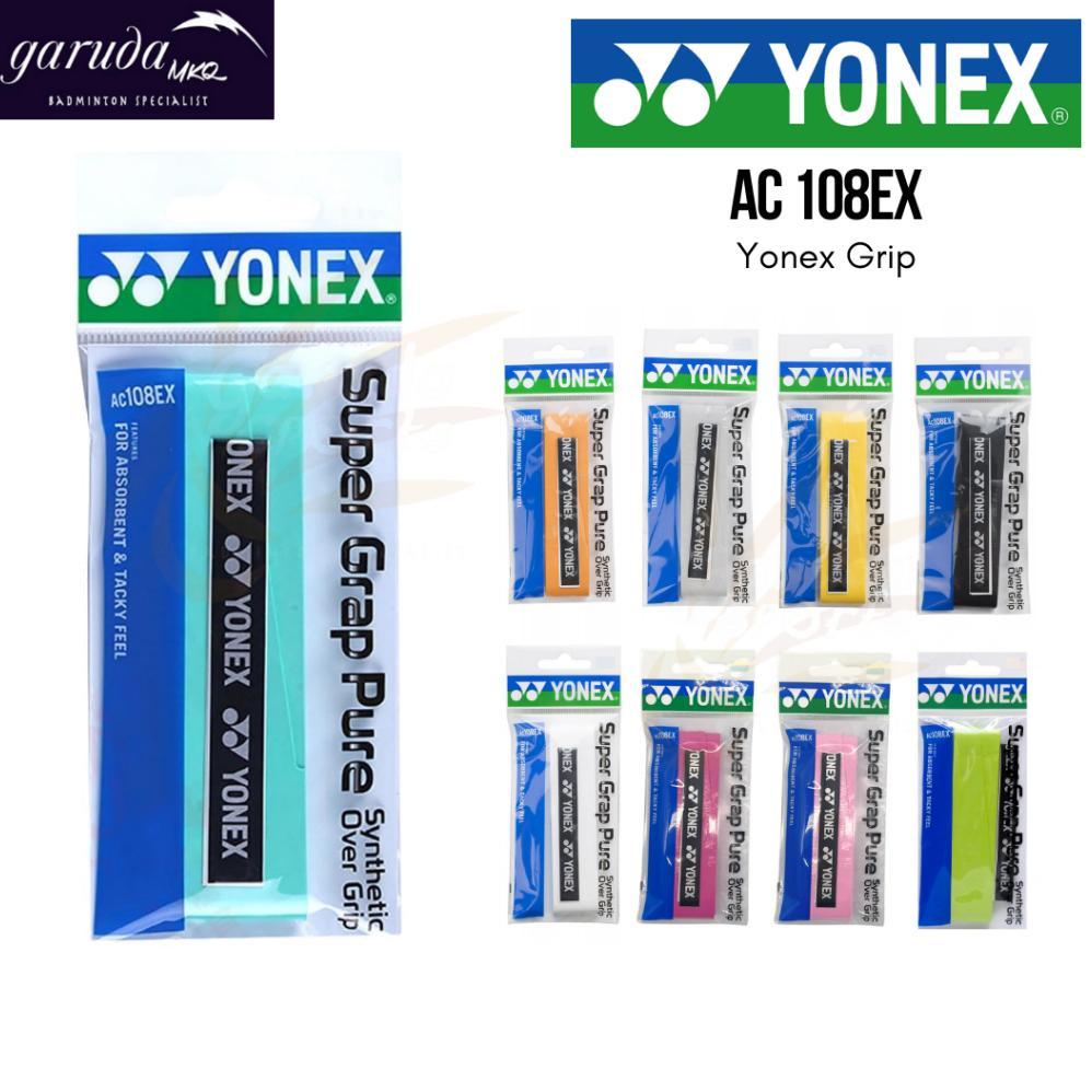 GRIP BADMINTON YONEX AC 108EX GRIP RAKET YONEX AC 108 EX / GRIP KARET / GRIP TENIS / GRIP BULU TANGK