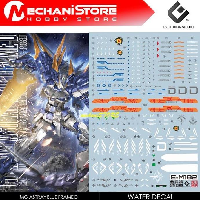 EVO Decal MG - MG182 Gundam Astray Blue Frame D