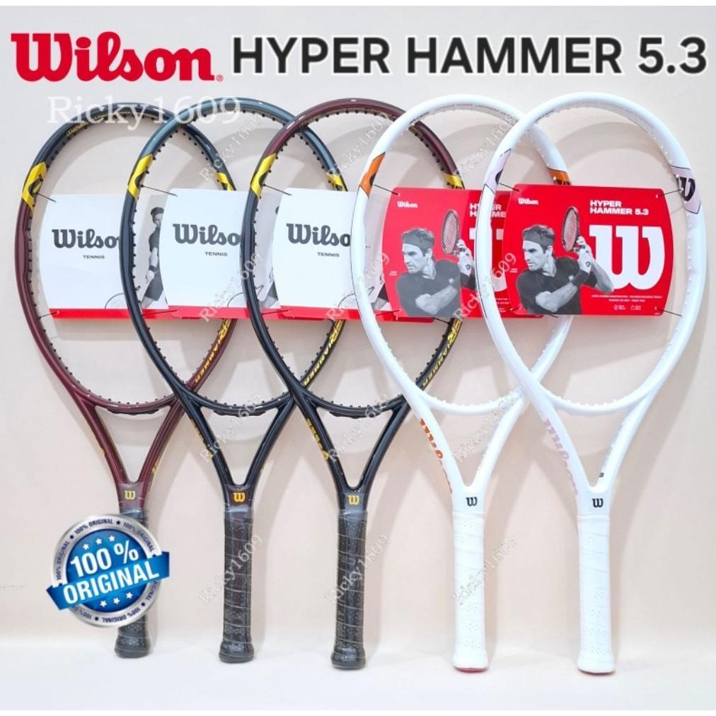 RAKET TENIS WILSON HYPER HAMMER 5.3 (WILSON HYPER HAMMER 5.3) - ULTIMATE POWER LIGHTNESS AND STRENGT