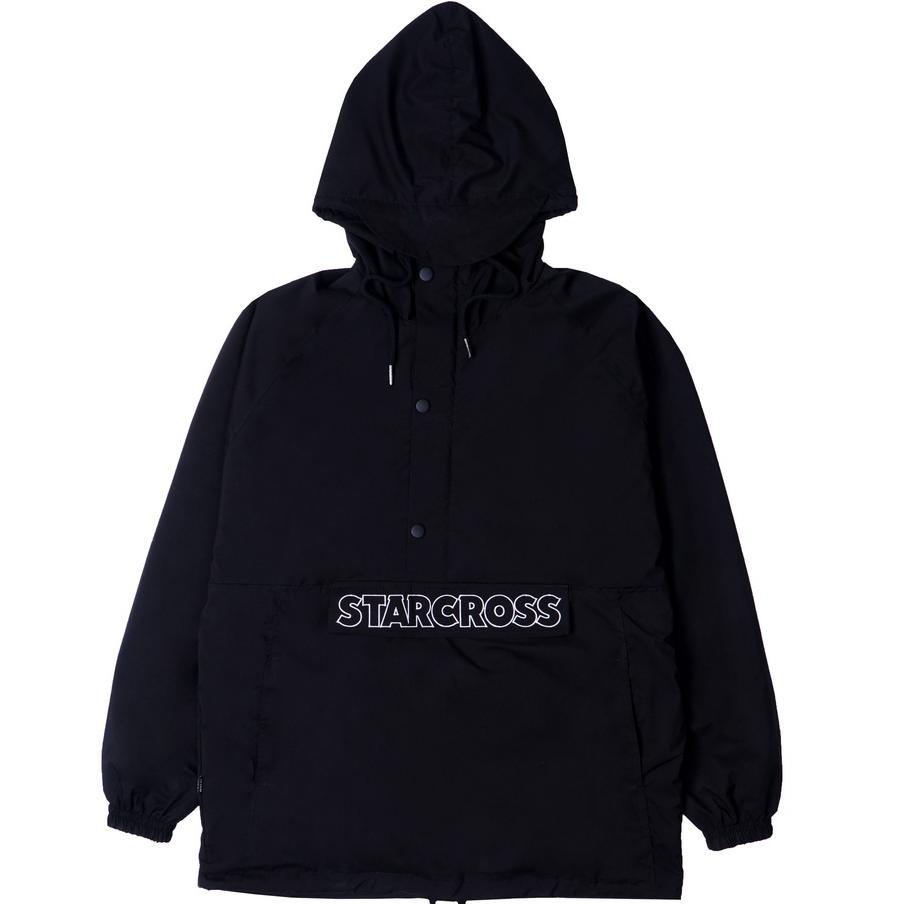 NEW STARCROSS Cagoule - JS 976 - Black [terbaik][terlaris]