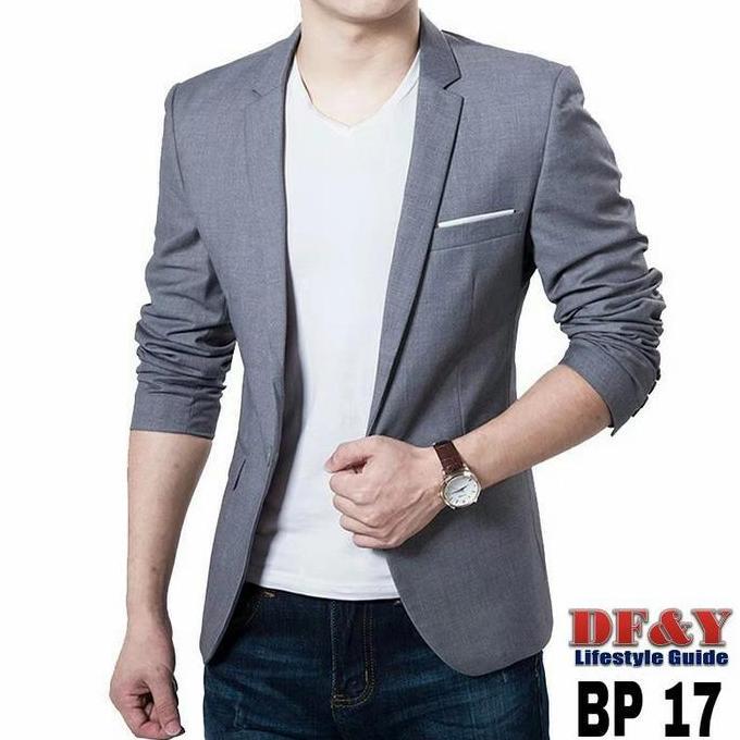 BLAZER JAS PRIA CASUAL BAHAN SEMI WOOL SLIMFIT / JAS BLAZER PRIA NON FORMAL / JAS PRIA BIG SIZE JUMB