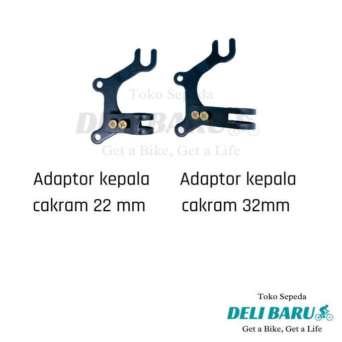 Murah Adaptor sambungan dudukan kepala rem cakram disc brake sepeda federal jadul lama Non COD