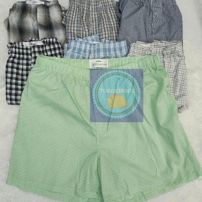 celana boxer sisa export paket 3 pcscelana boxer pria celana boxer wanita celana boxer katun sof Mot