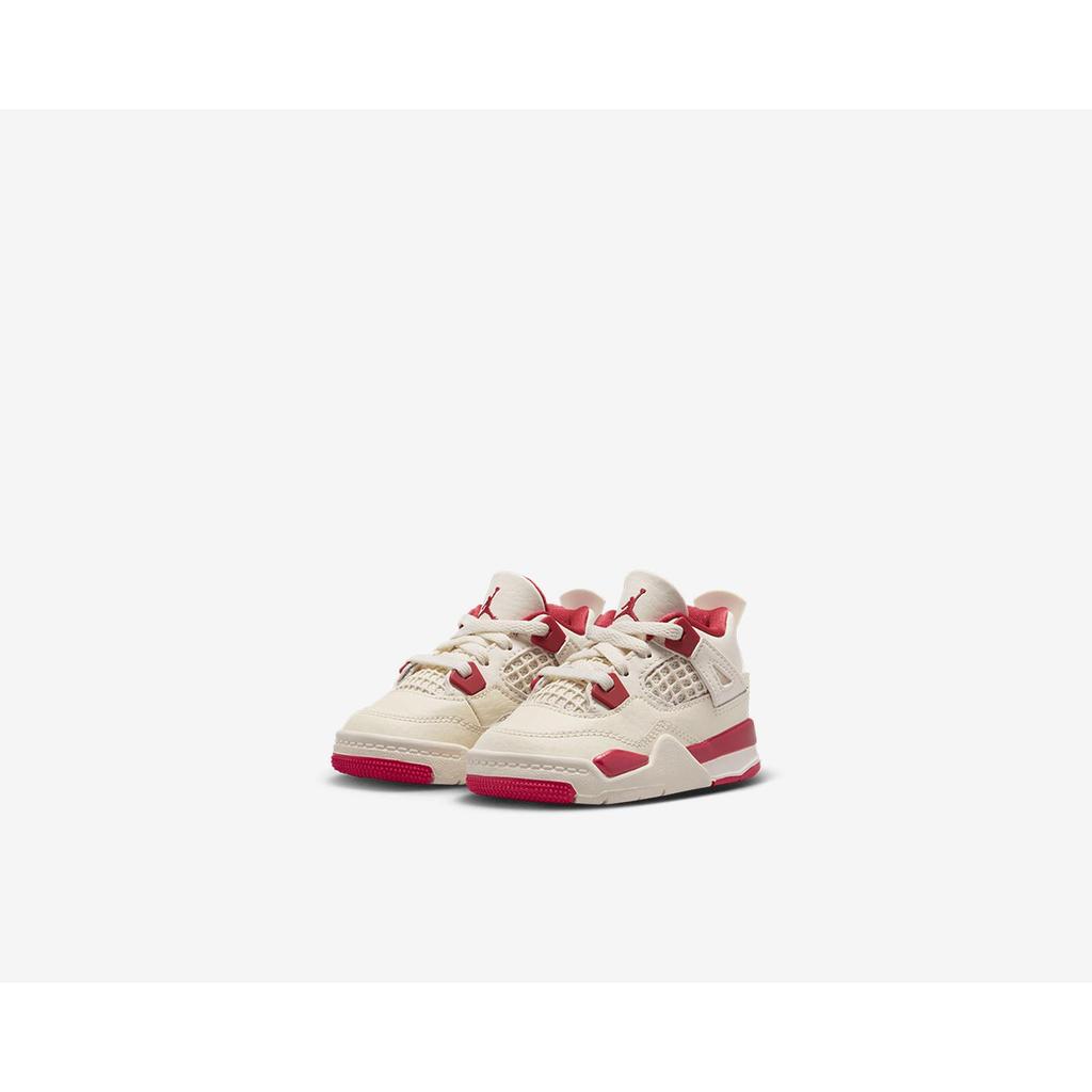Sepatu Basket Anak Nike Jordan 4 Retro (TD) Valentine HV4384-108